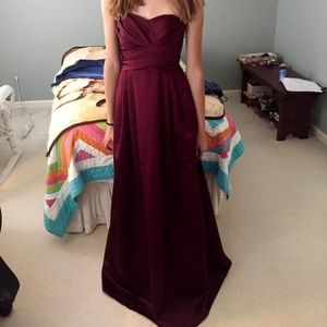 David’s Bridal Maroon Bridesmaid/Prom dress